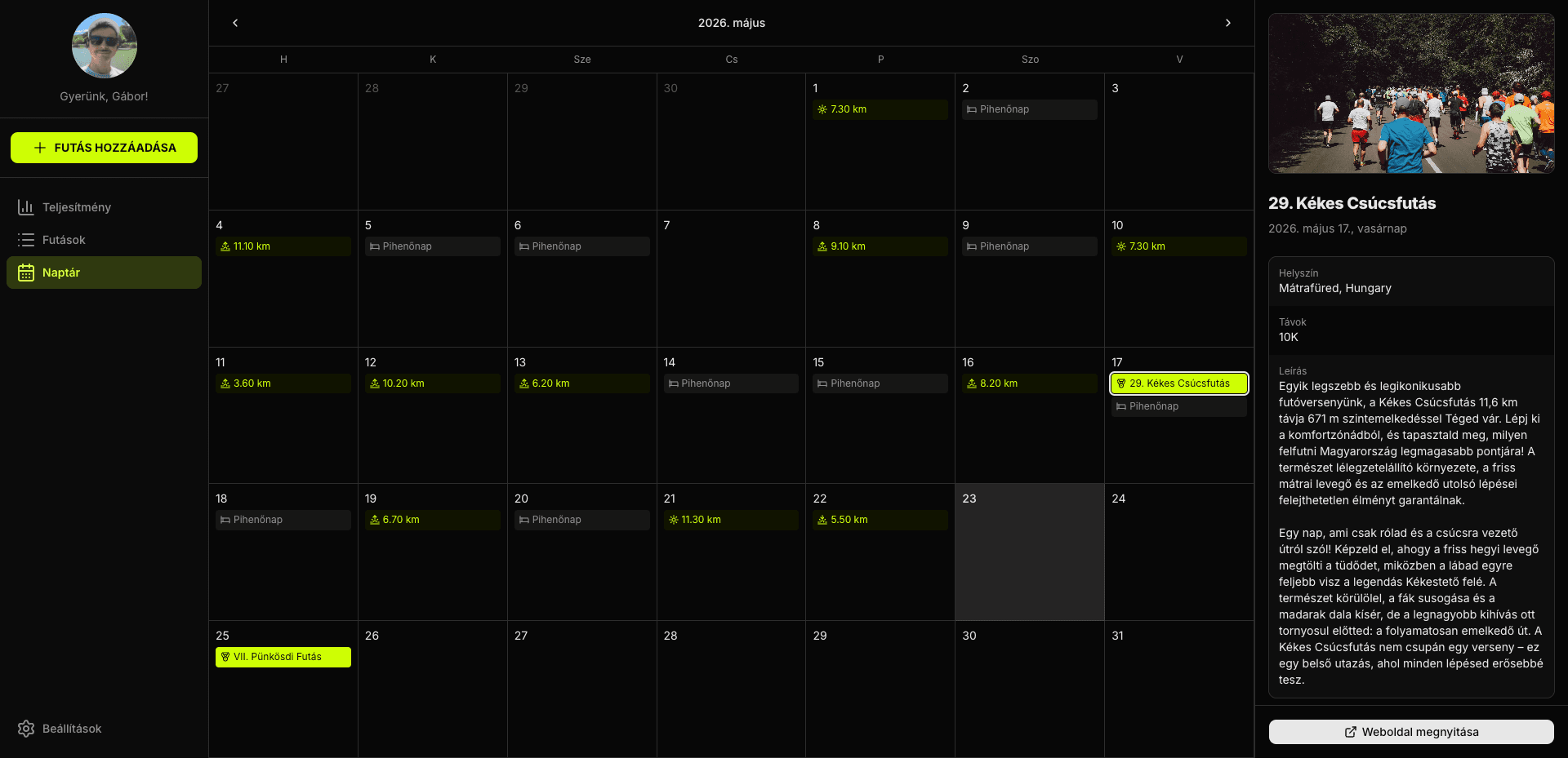Runami calendar